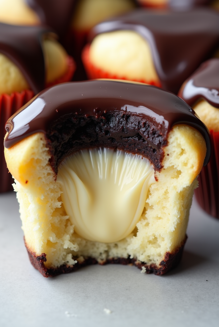 Boston Cream Pie Cupcakes