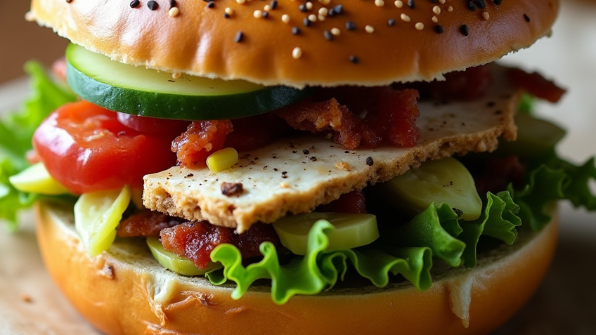 California BLT Chopped Bagel