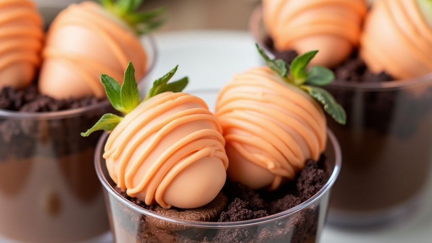 Carrot Patch Dirt Cups