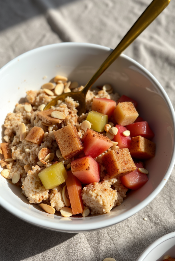 Cinnamon Apple Oatmeal Bowl