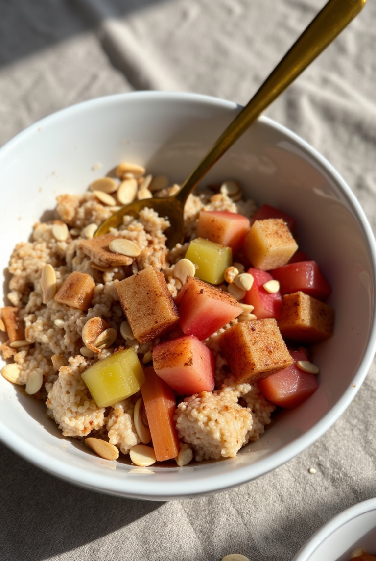Cinnamon Apple Oatmeal Bowl