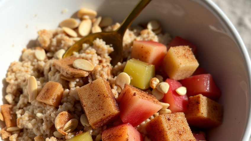 Cinnamon Apple Oatmeal Bowl