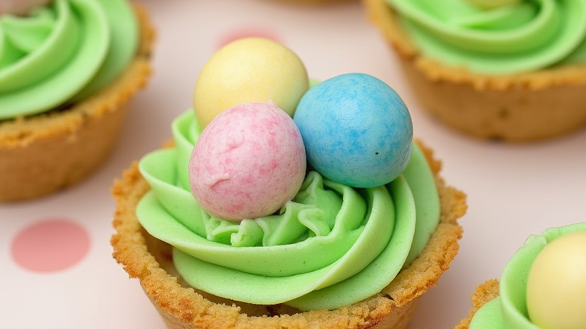 Easter Basket Sugar Cookie Cups
