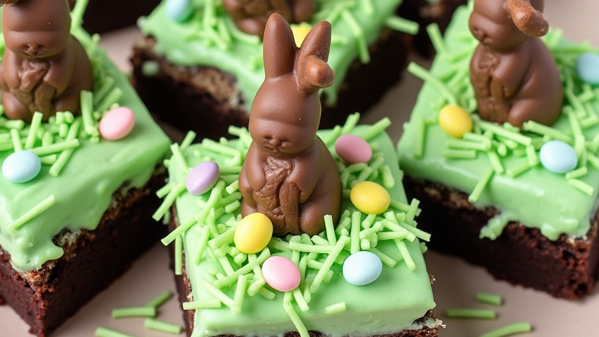 Easter Bunny Brownies