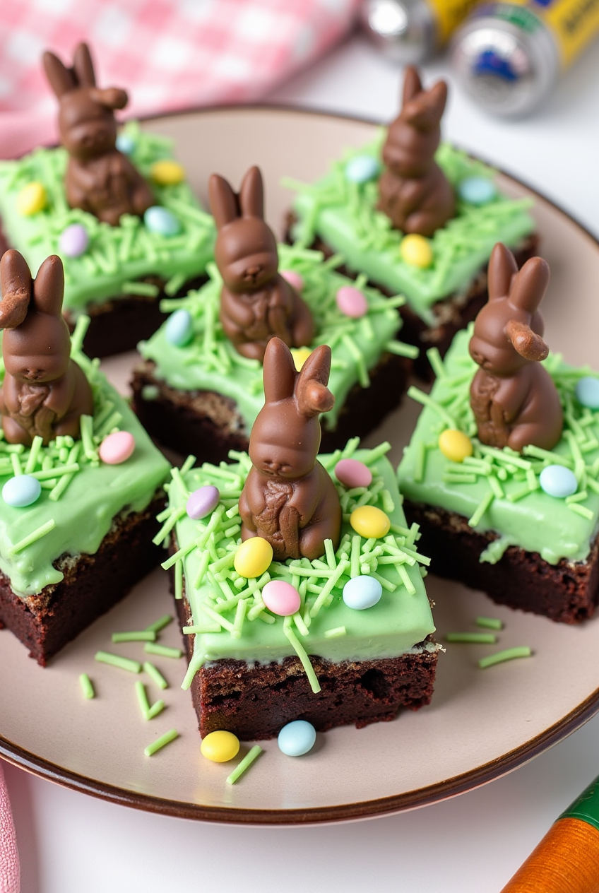 Easter Bunny Brownies