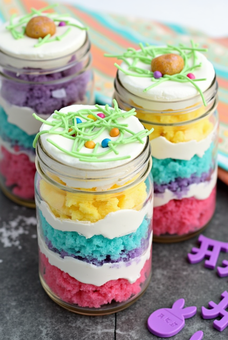 Easter Cake In A Jar Recipe