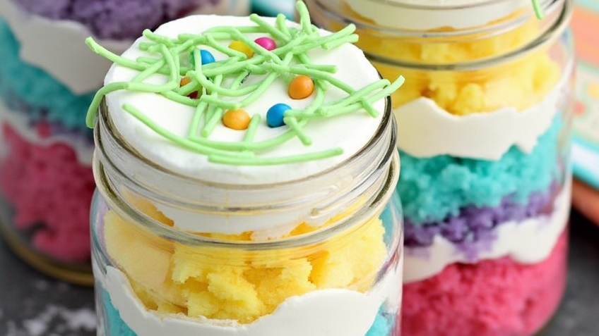Easter Cake In A Jar Recipe