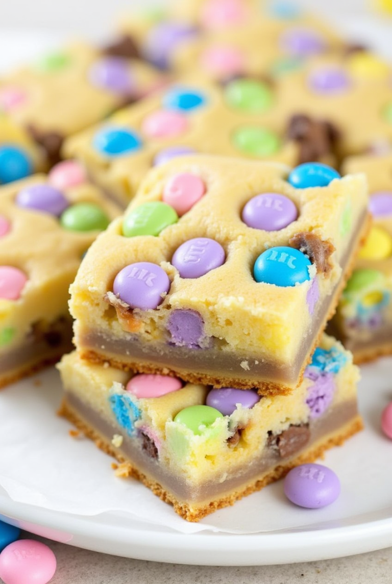Easter Cake Mix Cookie Bars