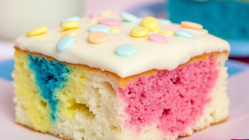 Easy Swirled Easter Cake