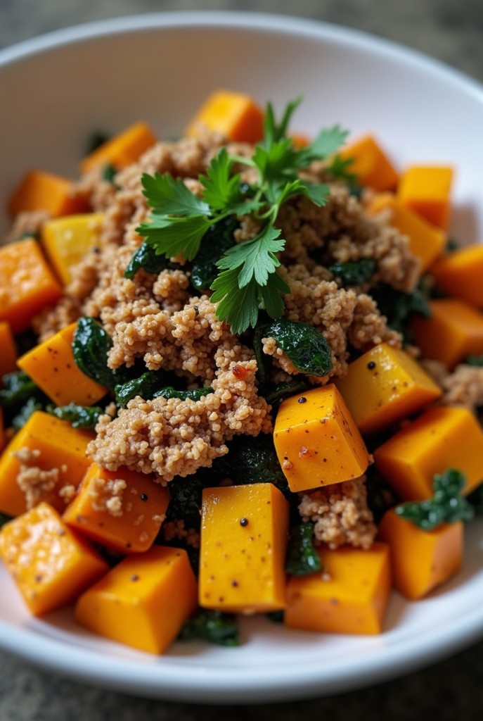 Ground Turkey Sweet Potato Skillet