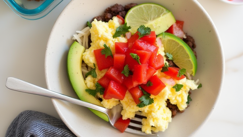 High Protein Breakfast Bowls