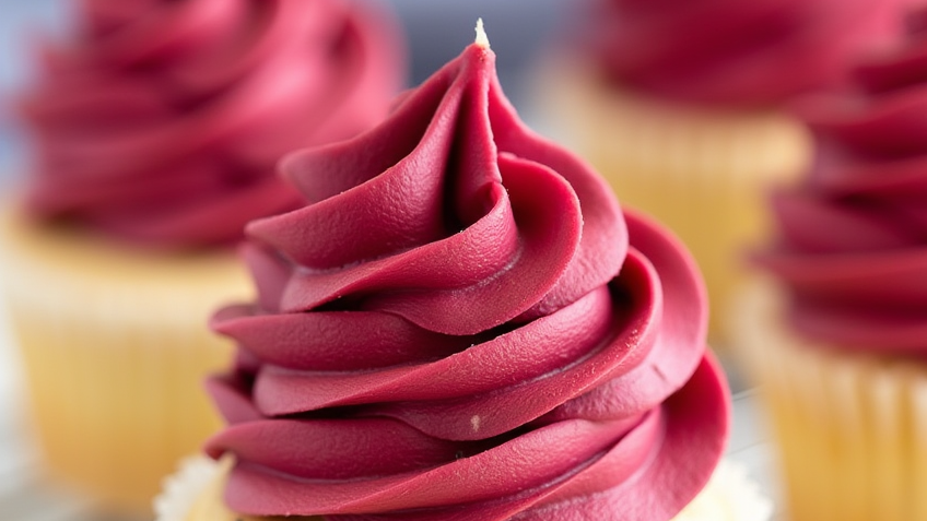 Lemon Poppy Seed Cupcakes and Blackberry