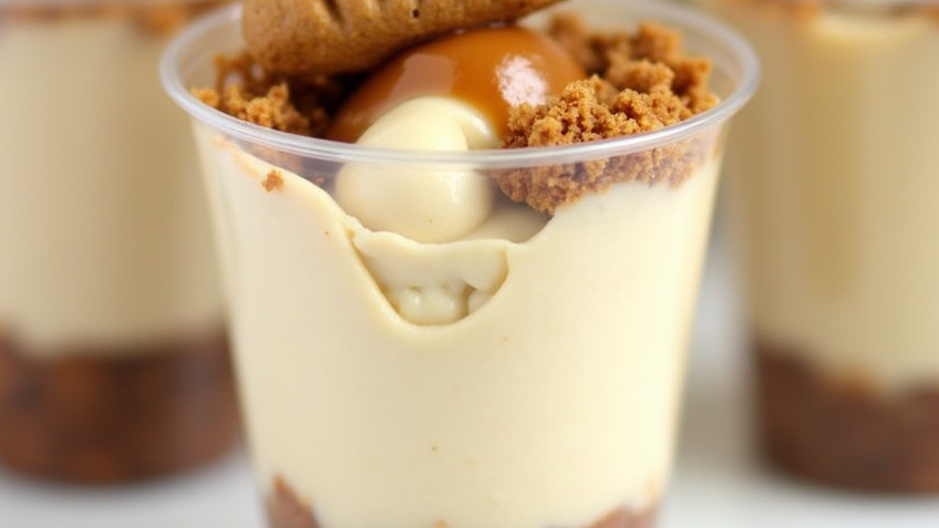 Lotus Biscoff Cheesecake Shots