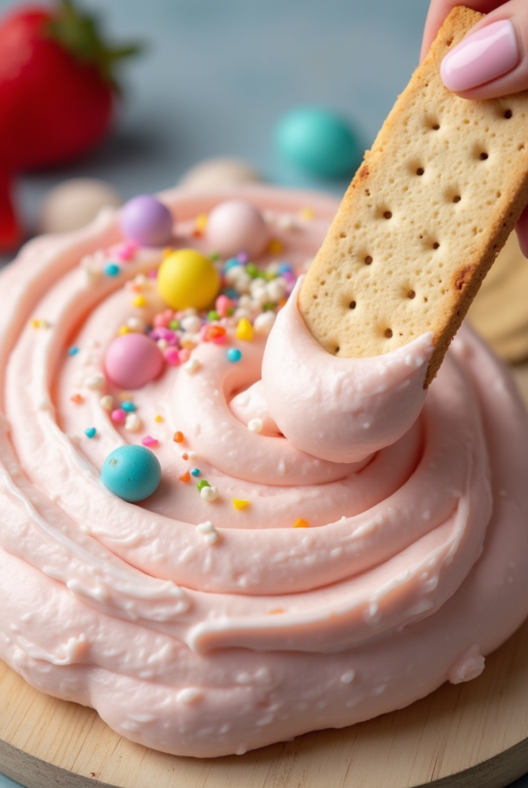 Simple Easter Dip Recipe- Creamy Pastel Sweetness
