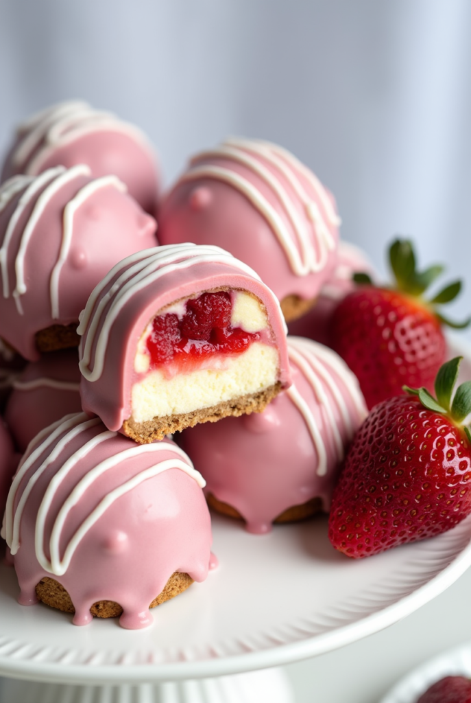Strawberry Cheesecake Bites Recipe