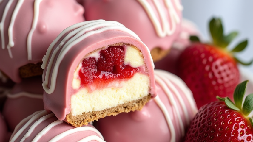 Strawberry Cheesecake Bites Recipe