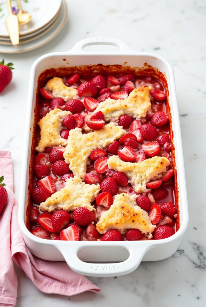 Strawberry Cobbler