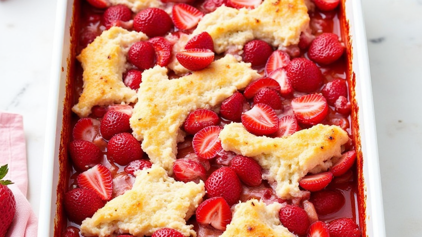 Strawberry Cobbler
