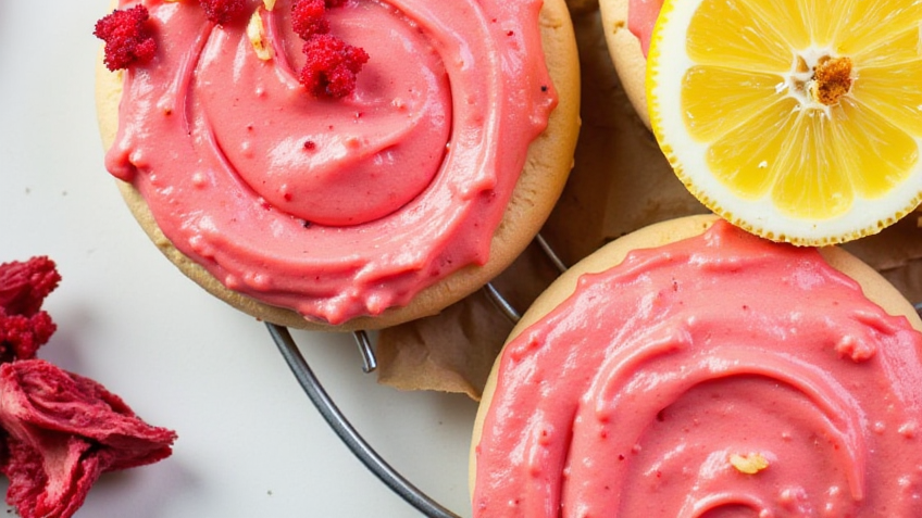 Strawberry Lemonade Cookies