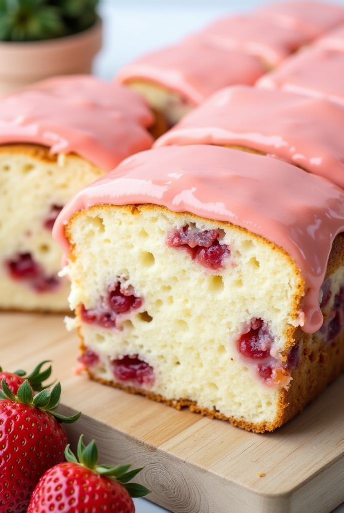 Strawberry Pound Cake