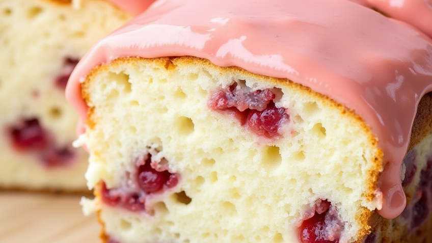 Strawberry Pound Cake