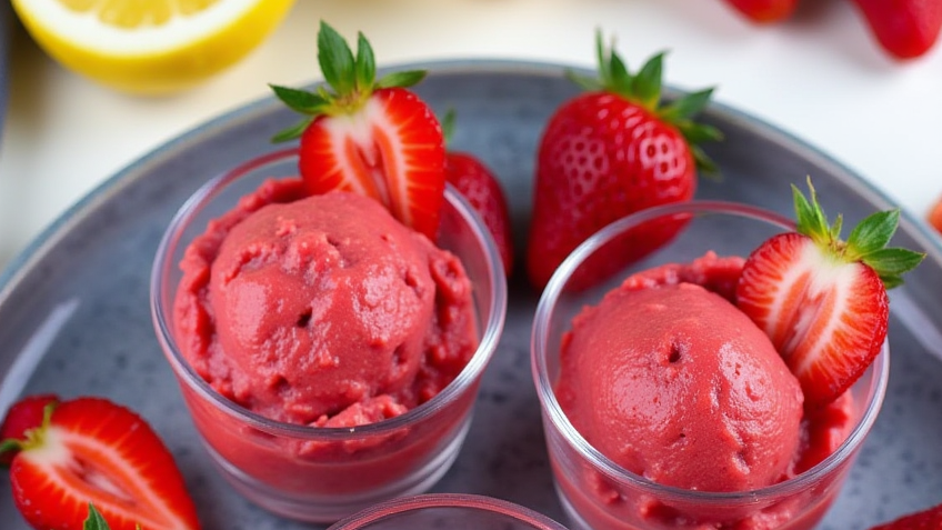 Strawberry Sorbet