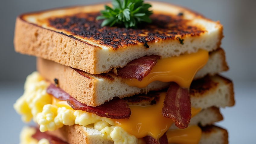 Breakfast Grilled Cheese