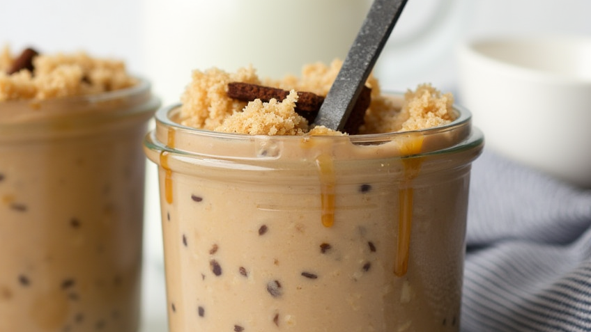 Brown Sugar Shaken Espresso Overnight Oats