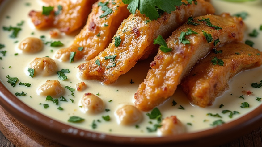 Chicken Shawarma Creamy Garlic Sauce