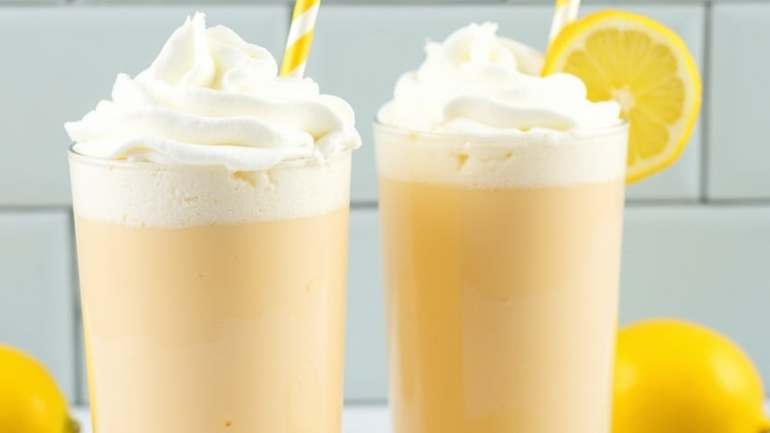 Copycat Chick-fil-A Frosted Lemonade (Only 2 Ingredients)