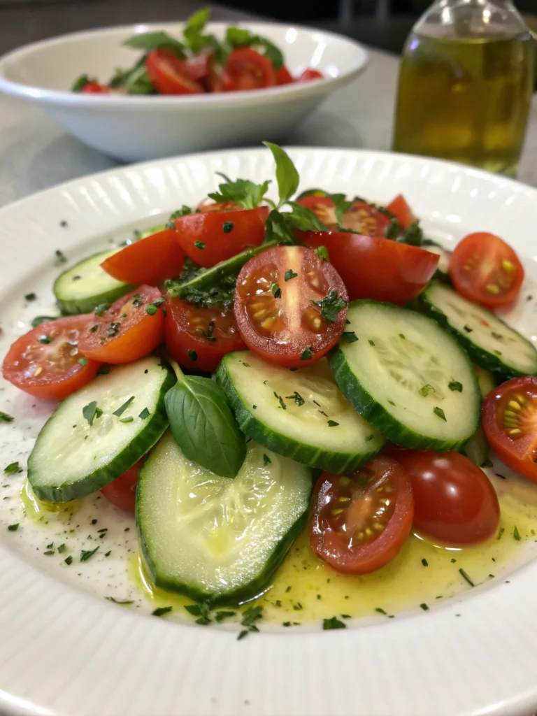 Cucumber Tomato Salad