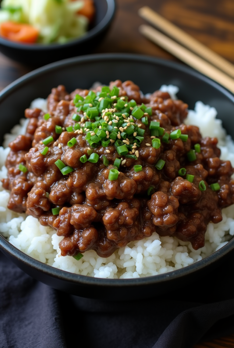 Delicious Korean Ground Beef Bowl (Quick & Easy)-