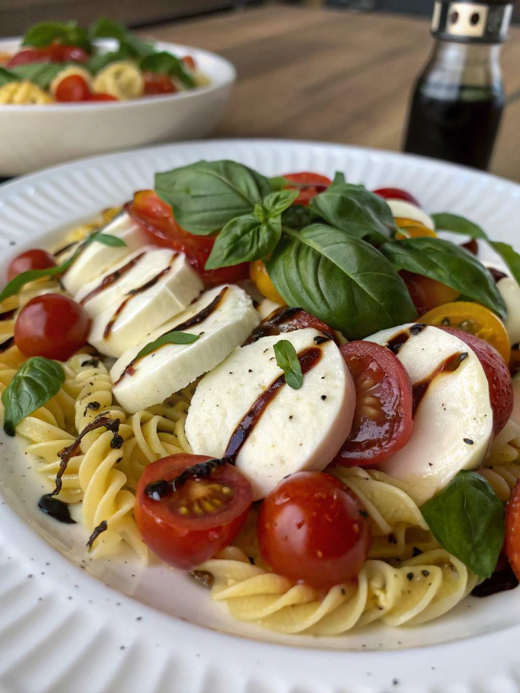 Easy Caprese Pasta Salad