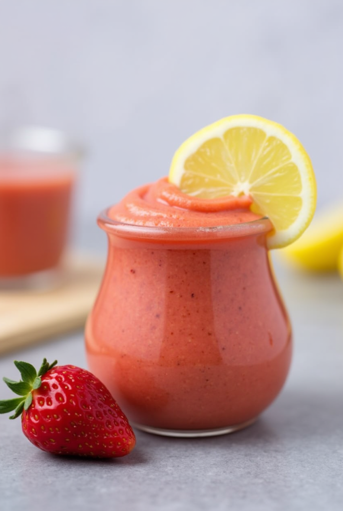 Easy Frozen Strawberry Lemonade