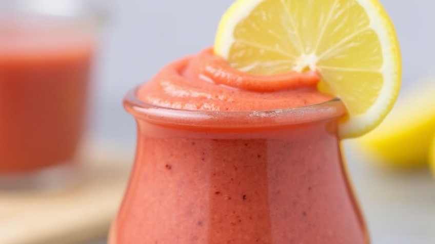 Easy Frozen Strawberry Lemonade