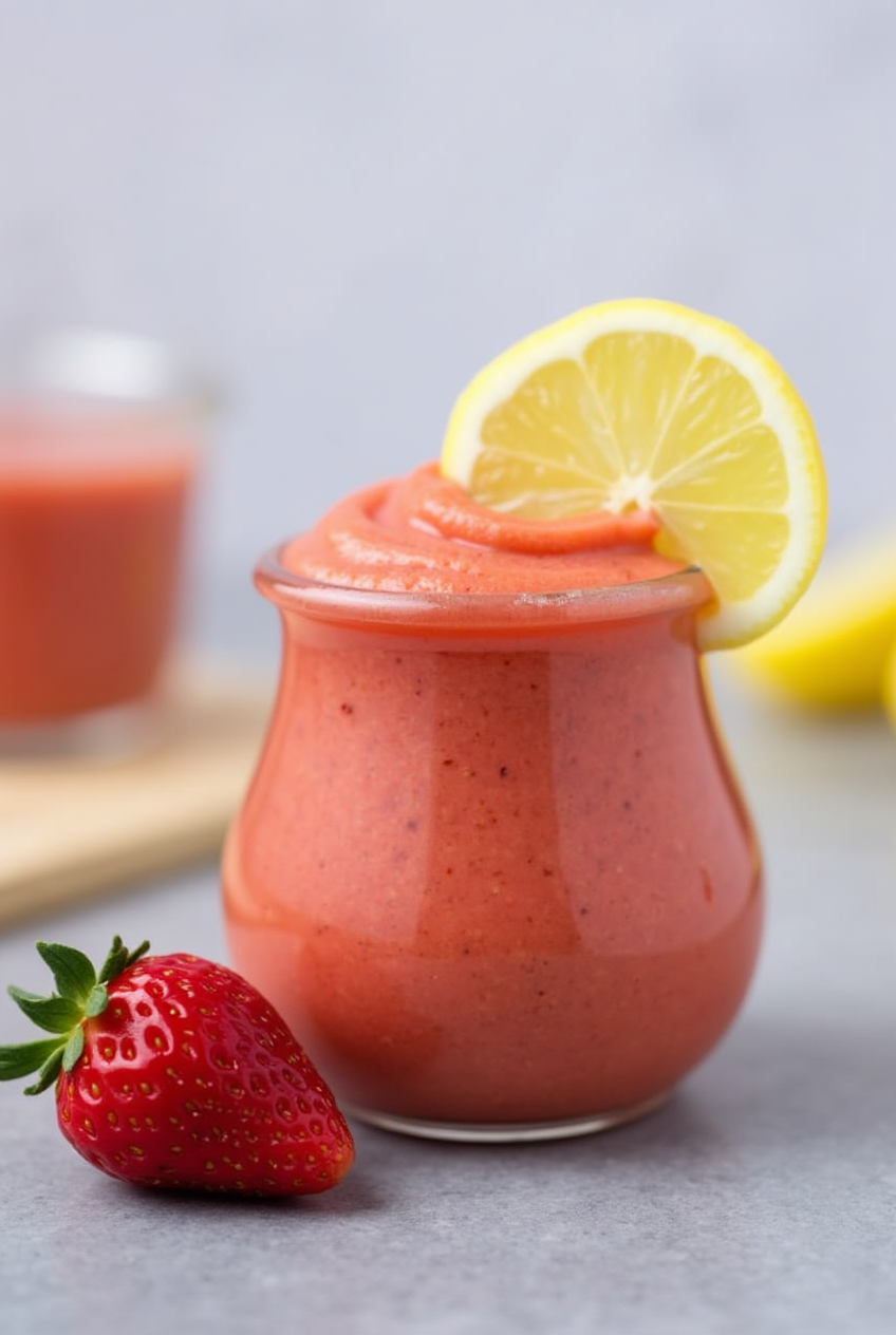 Easy Frozen Strawberry Lemonade