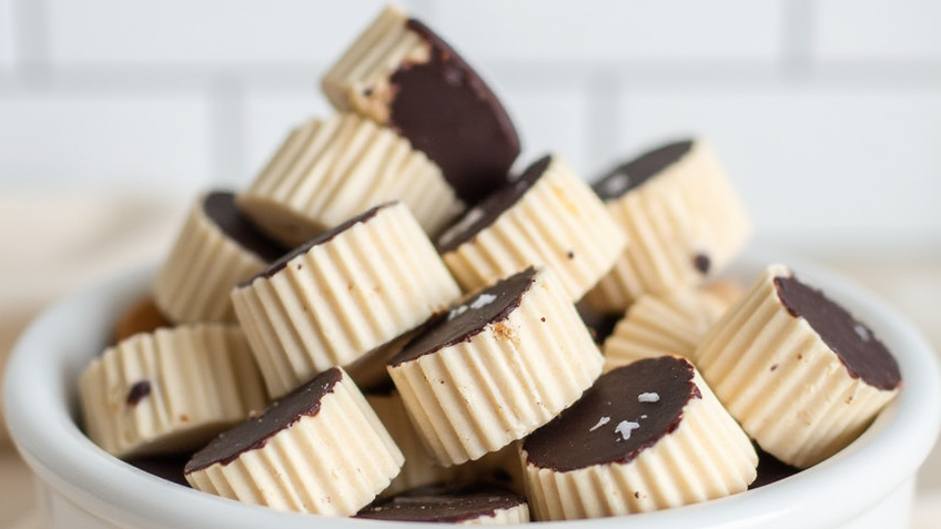 Easy Frozen Yogurt bites (Dairy-free option)