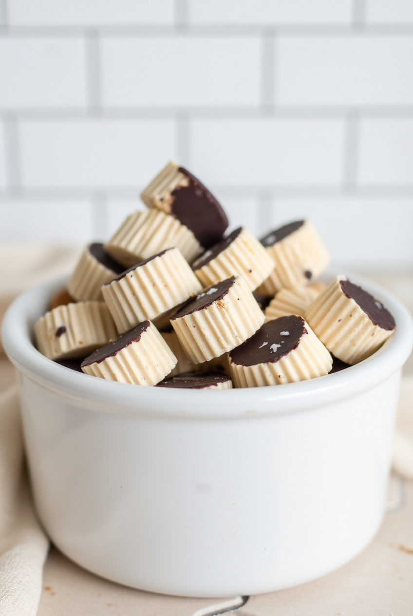 Easy Frozen Yogurt bites (Dairy-free option)