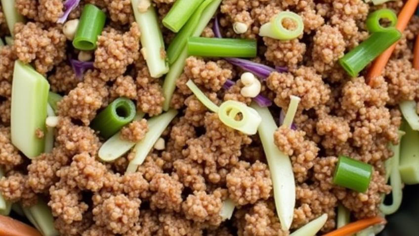 Easy High Protein Egg Roll in a Bowl Recipe