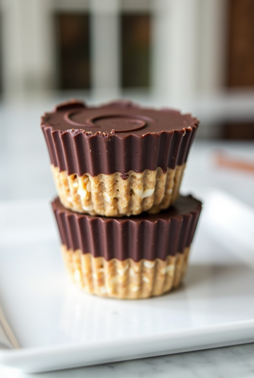 Easy Peanut Butter Protein Oatmeal Cups