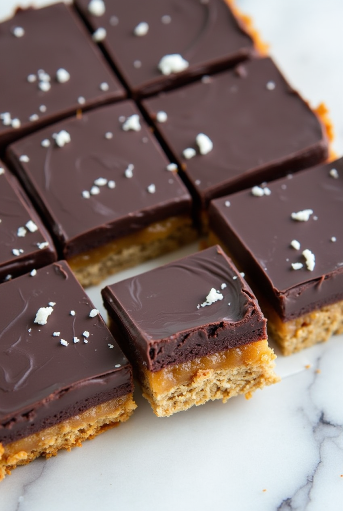 Easy Vegan Salted Caramel Slice (No-Bake, Healthy)
