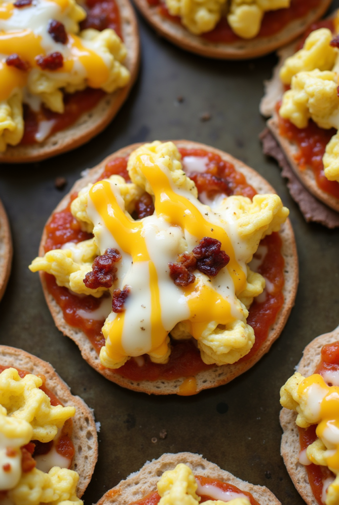 English Muffin Breakfast Pizzas