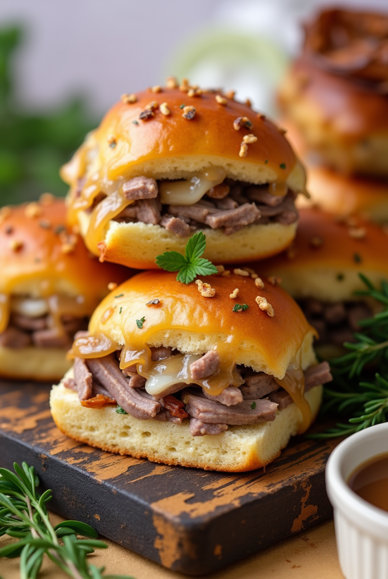 French Dip Sliders-