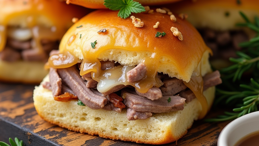 French Dip Sliders-