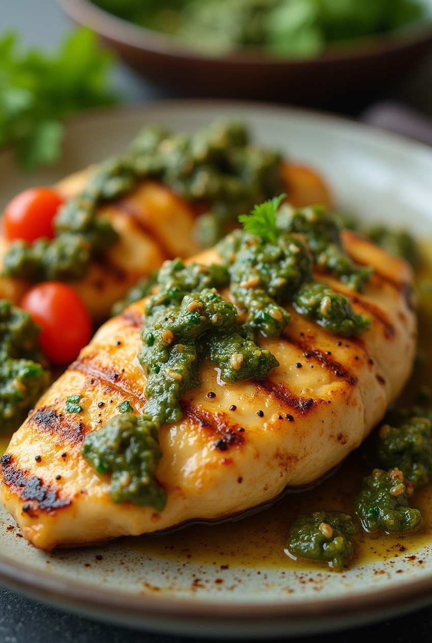 Grilled Salsa Verde Chicken