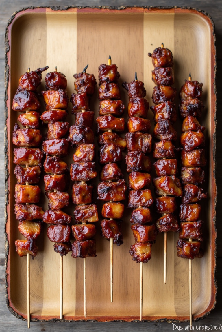 Grilled Thai Coconut Chicken Skewers