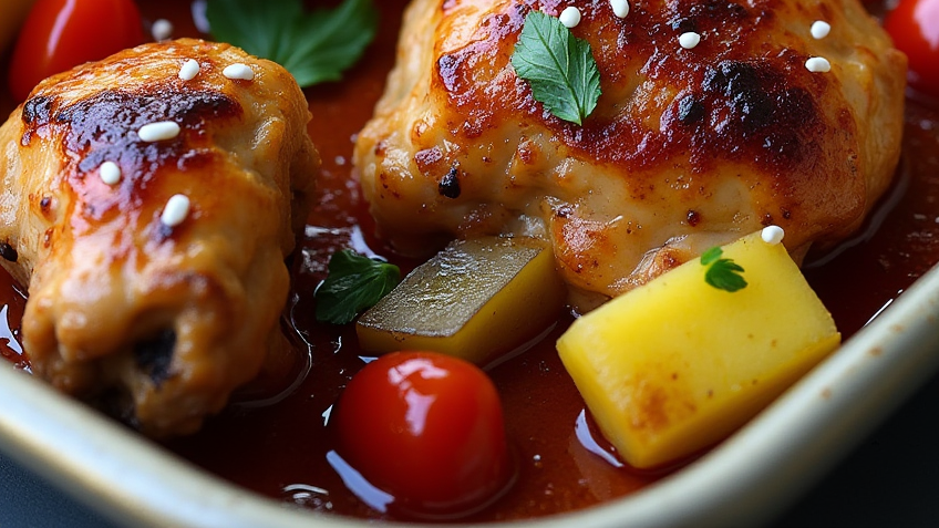 Hawaiian Chicken Sheet Pan