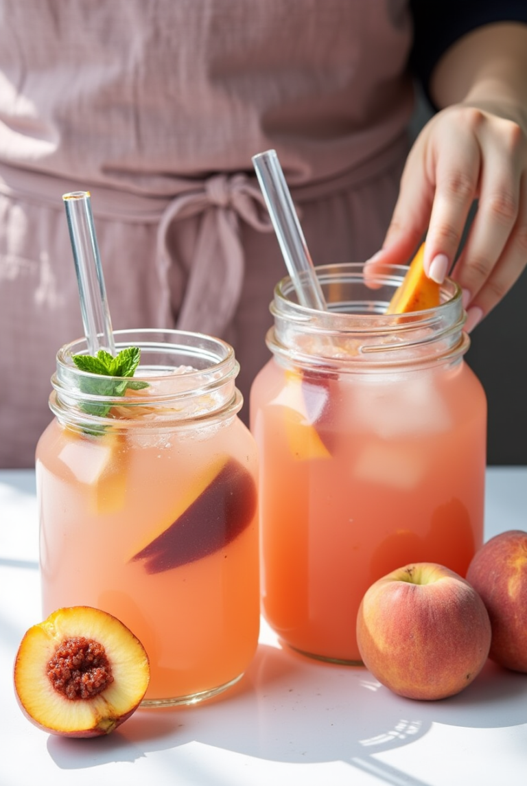 How to Make Peach Lemonade