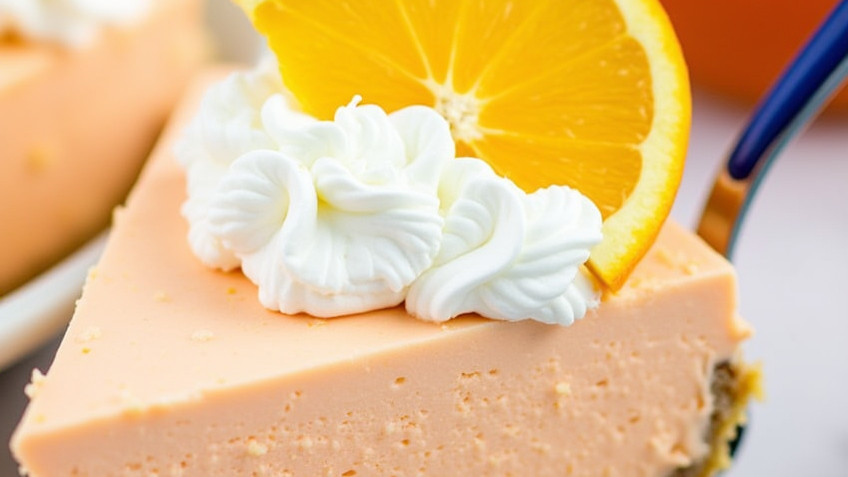 Jello Creamsicle Pie, Easy Summer Dessert