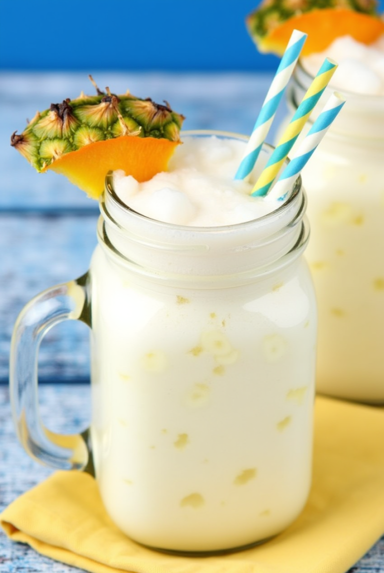 Orange Pineapple & Coconut Mocktail